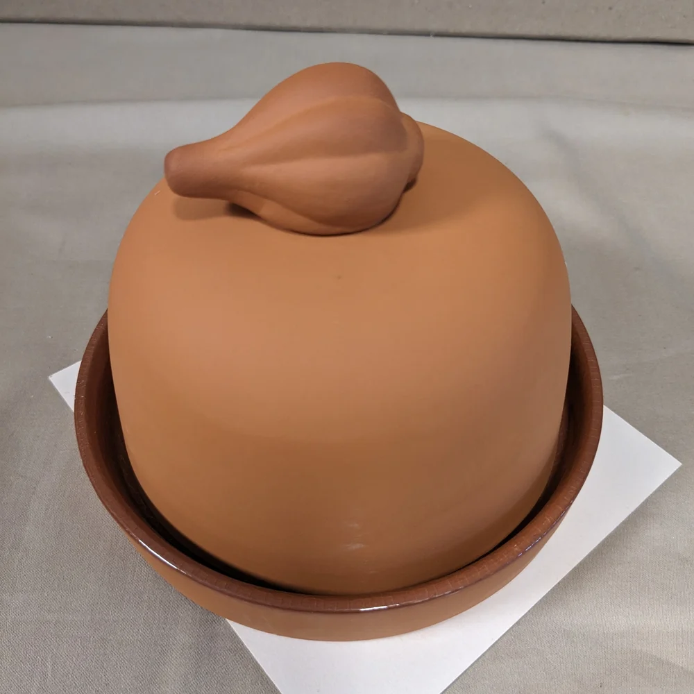 Dansk Terracotta Garlic Baking Dome NEW